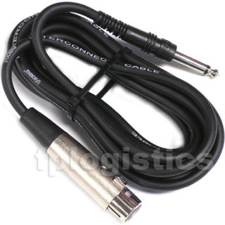 Hosa 3 ft XLR Female to 1 4 TS Unbalanced Male Patch Cable PXF 103