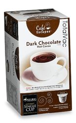 Keurig K Cups Cafe Escapes Dark Chocolate Hot Cocoa