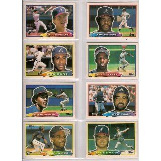 Atlanta Braves 1988 Topps (Big) Baseball Team Set (Dale