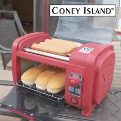 Hot Dog Stand Roller Warmer Cooker Bun Toaster Cooker