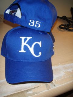 Eric Hosmer Personalized 35 Kansas City Royals Blue Team MLB Hat New