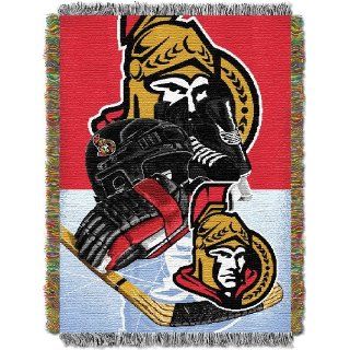 NHL Ottawa Senators Acrylic Tapestry Throw Blanket Sports