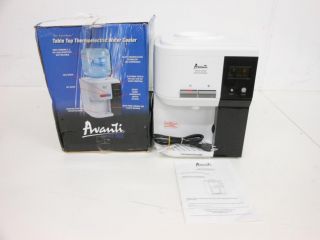 Hot Cold Table Top Electronic Water Cooler with Built in Cup Holder