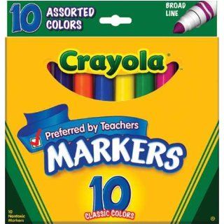Crayola Fine Line Markers 10/Pkg Classic Colors Toys