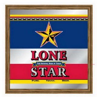 Officially Licensed Lone Star Beer Bar Mirror Sign Home