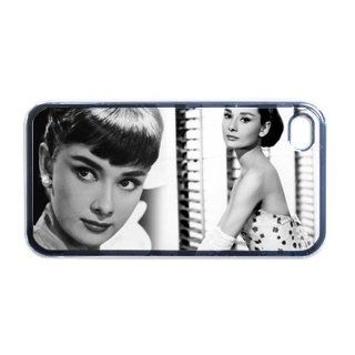 Audrey Hepburn Apple RUBBER iPhone 4 or 4s Case / Cover