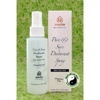 Pure & Sure Deodorant Unscented 4oz   DevitaRx Health