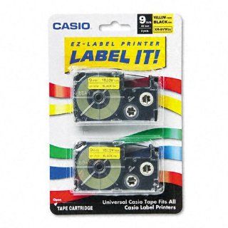 Casio  Tape Cassettes for KL Label Makers, 9mm x 26ft