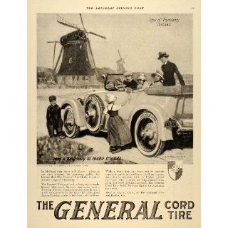 1920 Ad General Cord Tire K M Ballantyne Rubber Holland