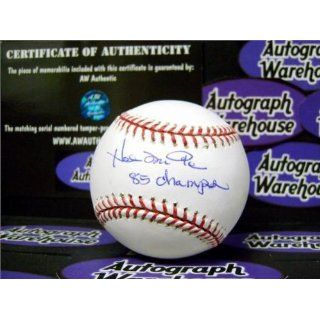    inscribed 85 Champs   Autographed Baseballs