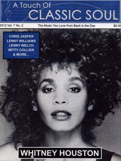 Classic Soul Newspaper Whitney Houston Lenny Williams