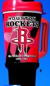 Houston Rockets NBA 32 oz Grip Insulated Mug New
