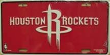 Houston Rockets License Plate Frame NBA