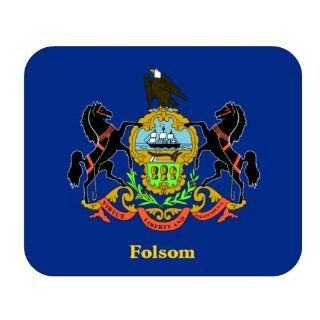US State Flag   Folsom, Pennsylvania (PA) Mouse Pad