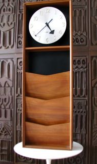 Mid Century Modern Howard Miller Clock Nelson Eames Era