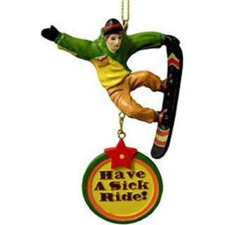 Snowboarding Ornaments [30095B]