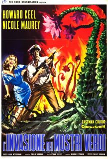The Day of The Triffids Poster Howard Keel Italian