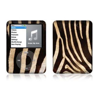 Zebra Print Skin Decal Sticker for Apple iPod Nano 3G (3rd