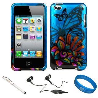 (Wildflower Butterfly) Durable 2 Piece Crystal Hard Case