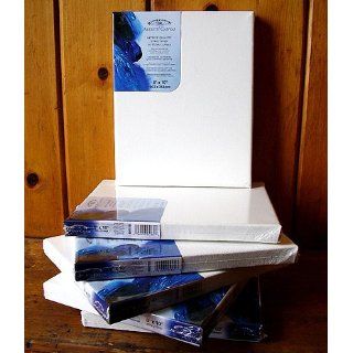 Winsor Newton 4 Inch x 5 Inch Prestretched Canvas  Pack of
