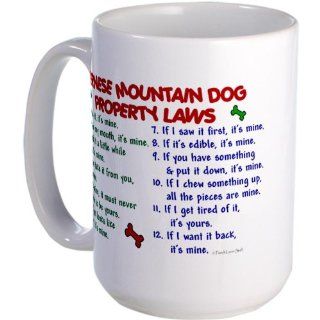 Bernese Mountain Dog Property Laws 2 Large Mug Large Mug