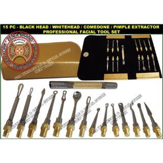 Professional Partly Gold Plated 15 pc Blackhead Whitehead