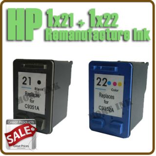 PK Ink Cartridge for HP 21 HP 22 C9351AN C9352AN 829160897547