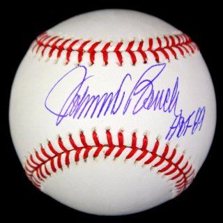  Bench Signed Baseball   with hof 89 Inscription