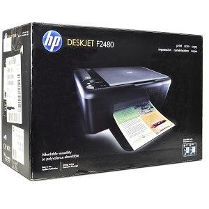 HP Deskjet F2480 USB 2 0 All in One Color Inkjet Scanner Copier Photo