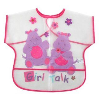 Large Coverall Bib with Pocket   Girl Talk Baby