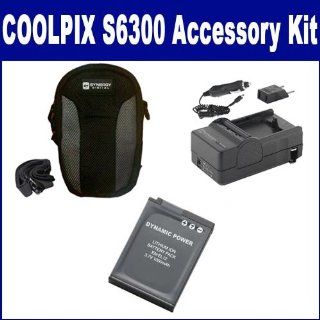 Nikon Coolpix S6300 Digital Camera Accessory Kit includes