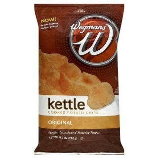 Wgmns W Kettle Cooked Potato Chips, Original, 8.5 Oz. (Pack of 4