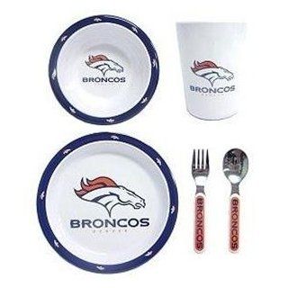 Denver Broncos NFL Childrens 5 Piece Dinner Set Sports