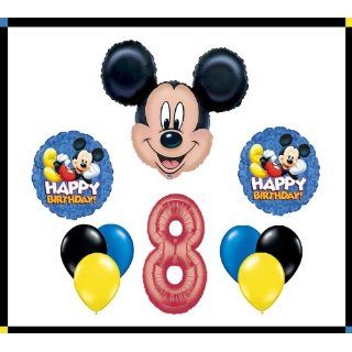 Disney Mickey Mouse 8 Happy Birthday Balloon Set Party