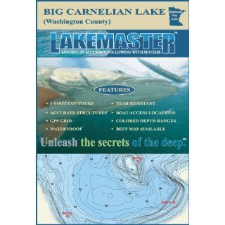 Lakemaster LPMNBCP03 08 Paper Map Big Carnelian
