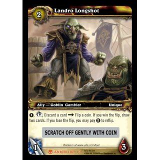 Landro Longshot Loot Card World of Warcraft TCG Epic Red