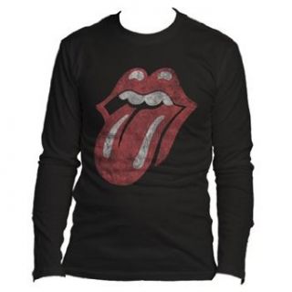 Rolling Stones   Distressed Tongue Long Sleeve Adult Long