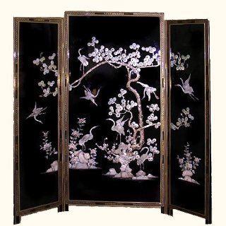 69 inches high. Mother of Pearl inlaid Japanese floor