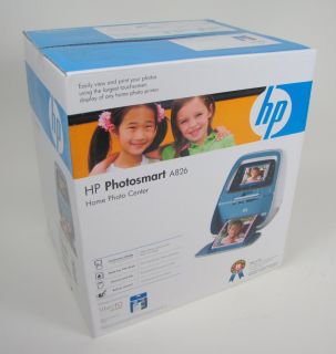 New HP Photosmart A826 Digital Thermal Inkjet Photo Color Printer