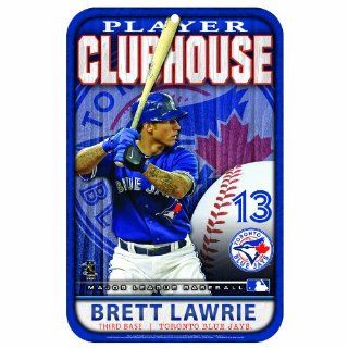 MLB Toronto Blue Jays Brett Lawrie 11 by 17 inch Sign