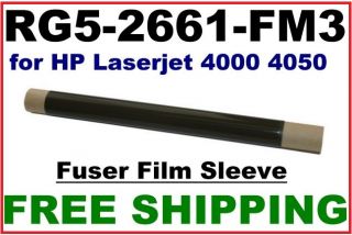 HP LaserJet 4000 4050 Fuser Film Sleeve RG5 2661 FM3