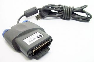 HP Q1342 60001 Parallel to USB Printer Cable Adapter LaserJet 1000 PN