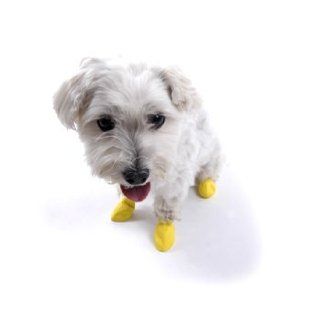 Pawz Yellow Water Proof Dog Boot, XX Small, Up to 1 1/2