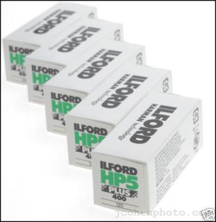 Five Rolls Ilford HP5 400 ISO 120 Film