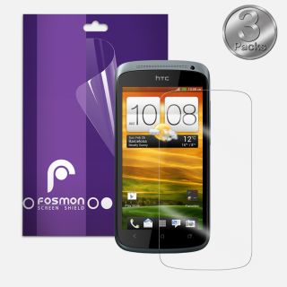 3X Fosmon Ultra Crystal Clear Screen Protector Film for HTC One s 3