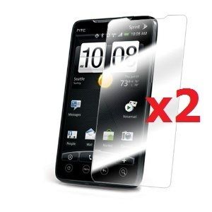 Crystal Clear Screen Protector for HTC EVO 4G in Retail Package