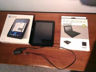 HP Touchpad 32GB Bundle Webos Android Dual Boot Case Keyboard