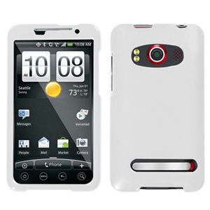 SnapOn Phone Cover Case for HTC EVO 4G 4 G Sprint White
