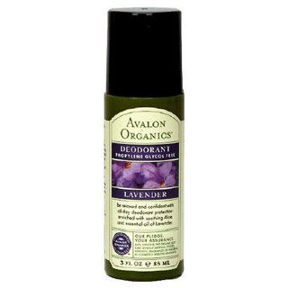Avalon Organics Deodorant, Lavender, 3 Ounces (Pack of 3