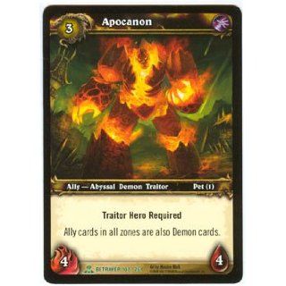 Apocanon UNCOMMON #107   World of Warcraft TCG Servants of